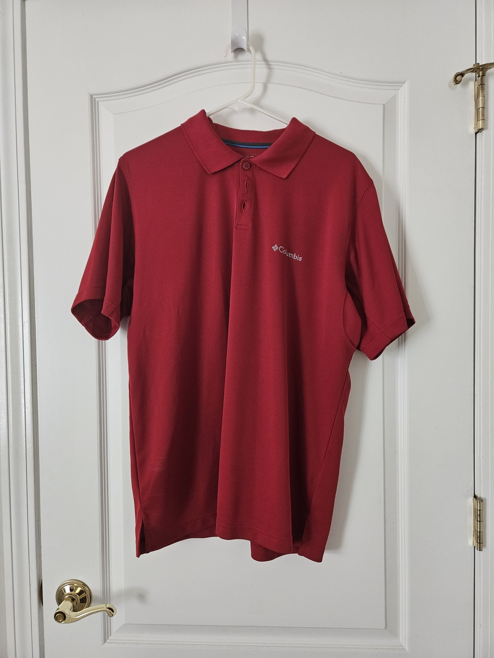 Columbia Men's Deep Red Performance Polo